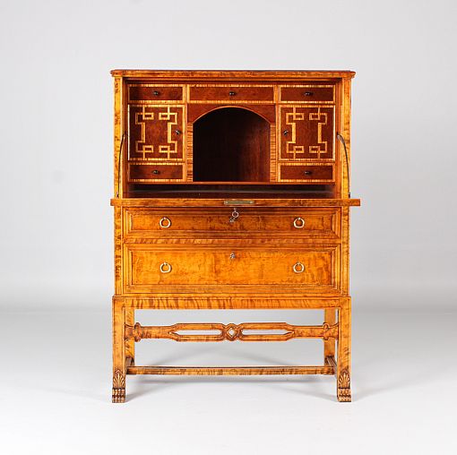 Small antique secretary, birch, original Art Deco, 1920s-30s - Sweden
Birch a.o.
1920s-1930s