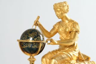 Jean Andre Reiche Pendule Urania Astronomie