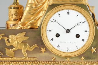 Jean Andre Reiche Pendule Urania Astronomie