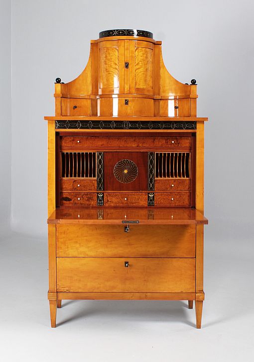 Antiker Biedermeier Sekretär, Norddeutsch, Helles Ahornholz, um 1815 - Norddeutschland
Ahorn
Biedermeier um 1815