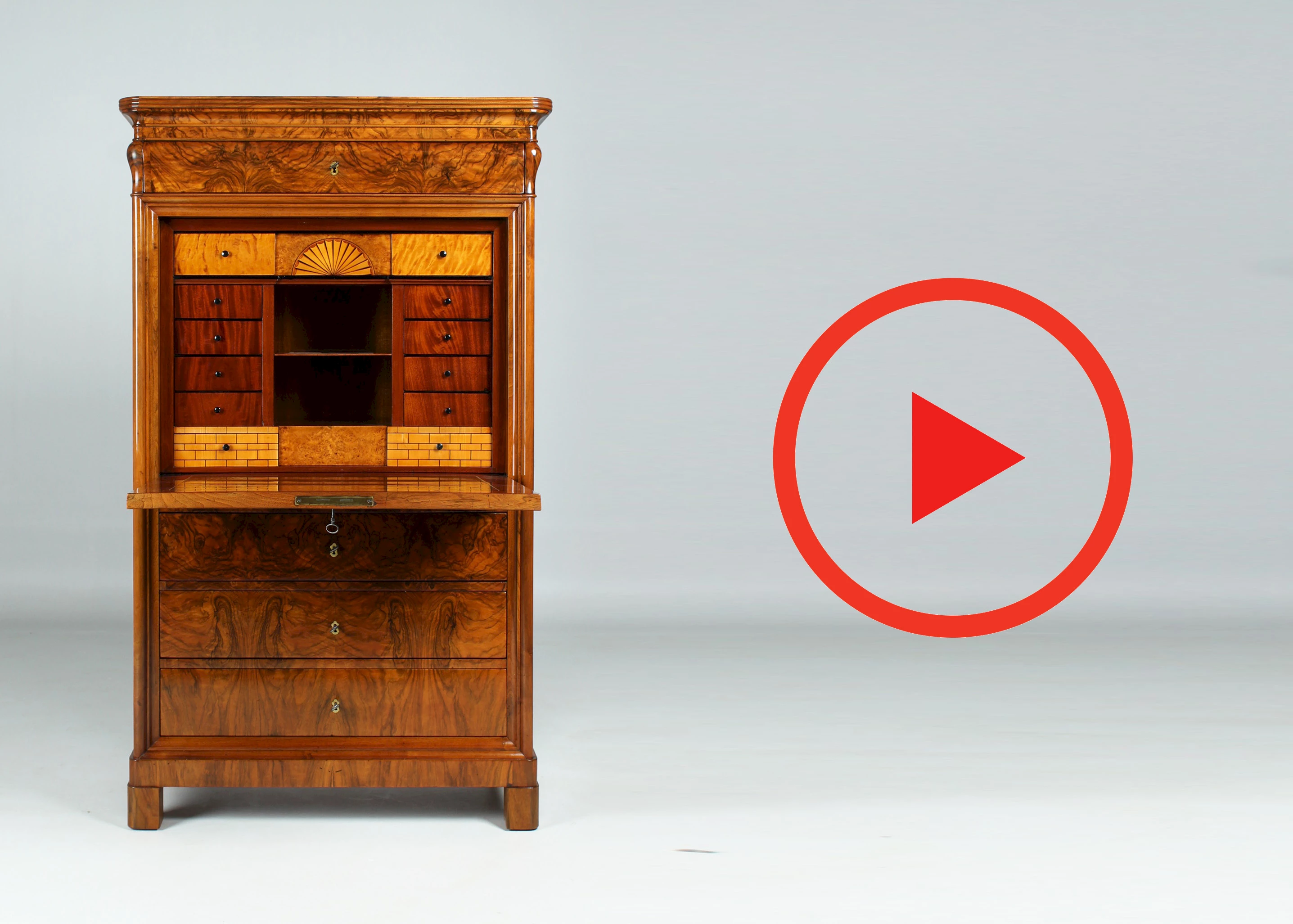 Secretary, late 19th century. Furniture - Cupboards & shelves - Auctionet