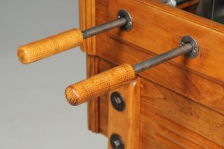 Turned beech handles