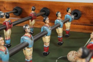 Vintage retro foosball table