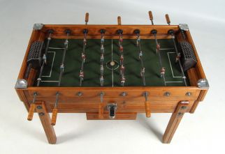 Antique foosball table