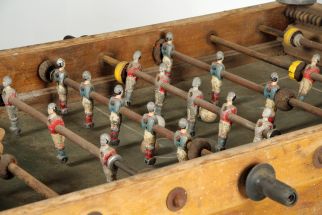 Vintage foosball table