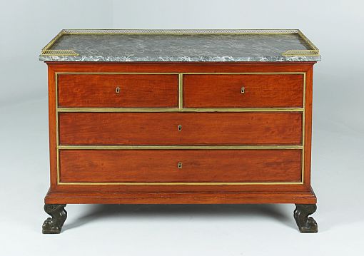 Empire chest of drawers, stamped Jacob Freres, mahogany, Paris c. 1800 - Paris
Mahogany
around 1800