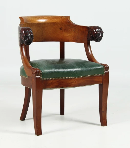 Antique armchair, office chair, France, Empire around 1815 - France
Mahogany
early 19th century