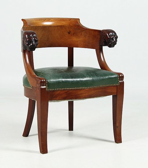 Antiker Sessel, Bürostuhl, Frankreich, Empire um 1815 - Frankreich
Mahagoni
frühes 19. Jahrhundert