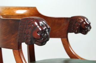 Mahogany armchair