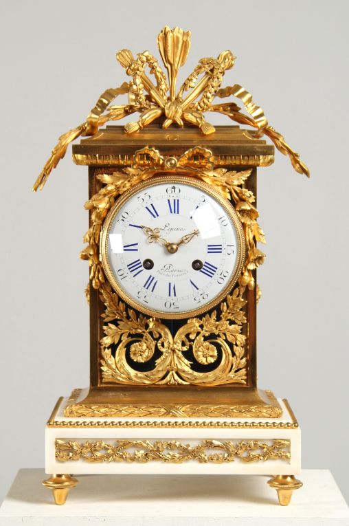 Antike Pendeluhr aus Ormolu Bronze, Louis XVI Stil, Paris, circa 1870 - Paris
Ormolu, Glas, Marmor
um 1870