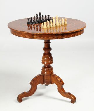 Antique chess table