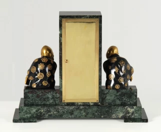 Chinoiserie Uhr Art Deco
