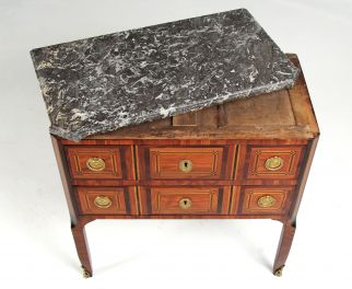 Chest of drawers with marble top