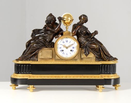 Pendule - Perrelet a Paris 19e siecle, Astronomy, bronze, marbre - Paris
Bronze, marbre
Milieu du 19e siècle