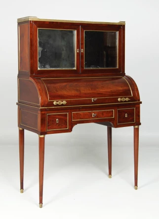 Antique cylinder desk