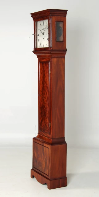 Horloge de parquet acajou