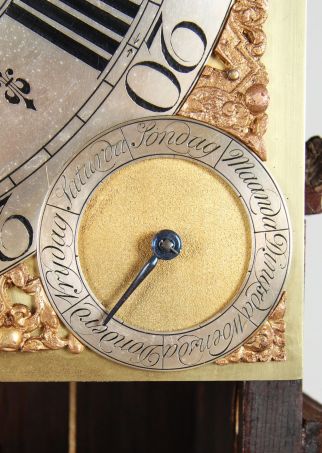 Horloge de parquet avec date