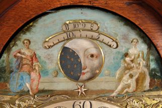 Moon phase grandfather clock