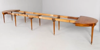 huge antique dining table