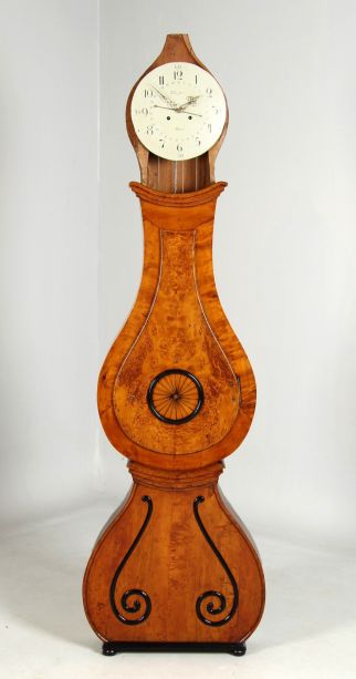 Standuhr Birke