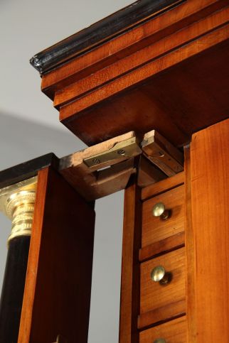 Antique secretary with secret compartments