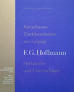This publication documents the life, work and workshop practice of Friedrich Gottlob Hoffmann (1741-1806), one of the leading German furniture makers of the Classicist period.