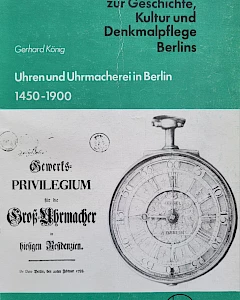 Berlin clockmakers gained not only regional but also national significance. They are recorded and listed by name in this directory.