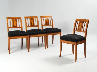 Quatre chaises Biedermeier