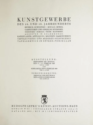 Kunsthaus Auktion Lepke