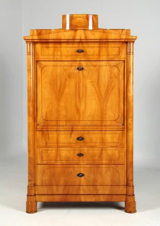 Secrétaire Biedermeier cerise