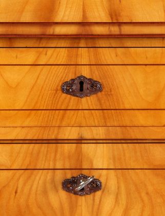 Ferrure en cuir Biedermeier