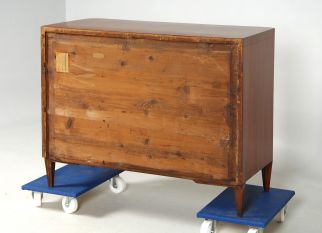 Rückwand Biedermeier Kommode