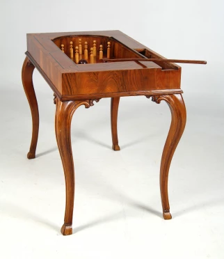 Antique billiard table