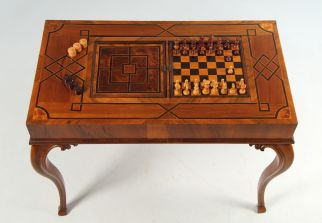 Antique chess table