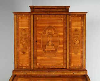 Master carpenter marquetry inlay