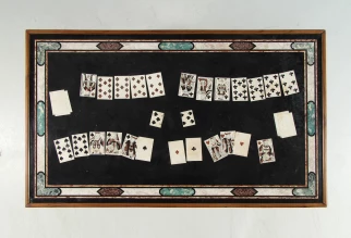 Rare antique games table