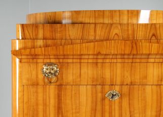 Kirschholz Biedermeier Sekretär mit Geheimfach