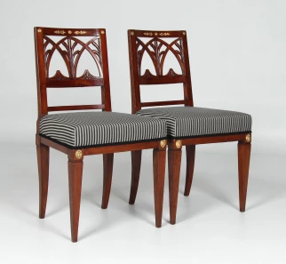 Deux chaises antiques Friedrich Gottlob Hoffmann
