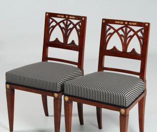 Deux chaises antiques Friedrich Gottlob Hoffmann