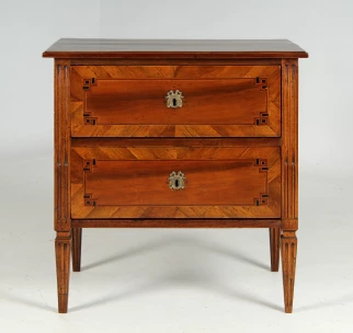 Small antique Louis XVI chest of drawers around 1780