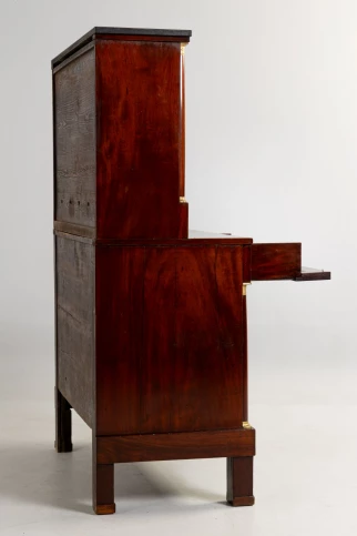 Commode Empire en acajou