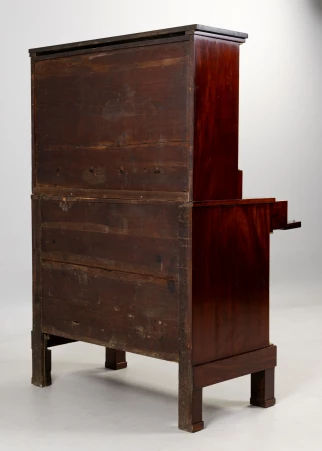 Commode Empire en acajou