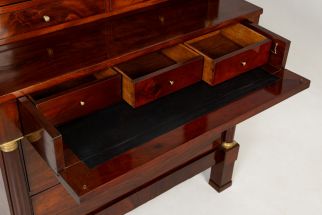 Commode Empire en acajou