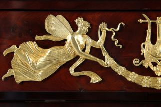 Empire Ormolu fire-gilt bronze Paris