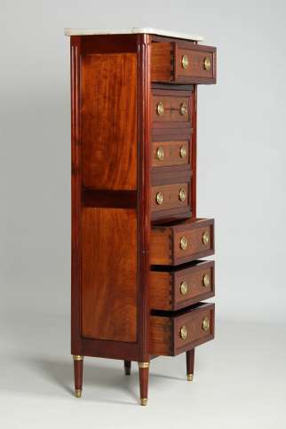 Narrow Louis XVI secretary