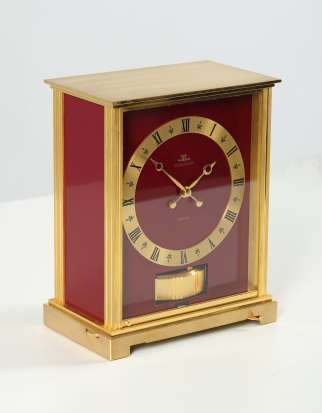 Horloge de table Atmos de Jaeger LeCoultre avec boîte d