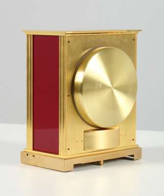 Horloge de table Atmos de Jaeger LeCoultre avec boîte d