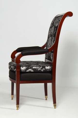 Antique armchair Mahogany armchair restored