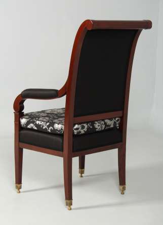 Antique armchair Mahogany armchair restored