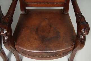Leder mit Patina
